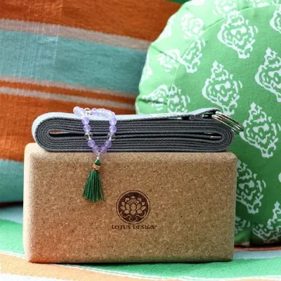 Lotus Design® Yogablock KORK NATUR Standard Lotus Design® - 23x12x7,5 cm
