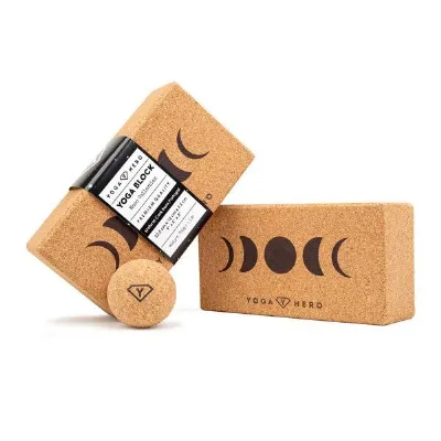 Yoga Hero Yoga Hero 2 Yogablöcke + Faszien Massage Ball