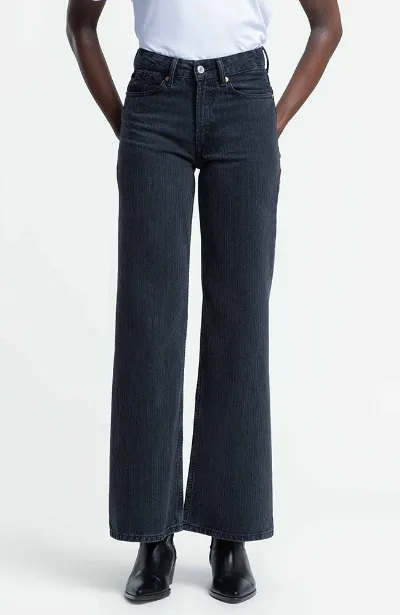  Damen vegan Jeans Jane Stripe Washed