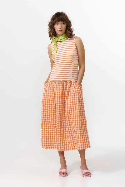 SUITE13LAB SUITE13LAB Damen vegan Kleid Mie Stripes