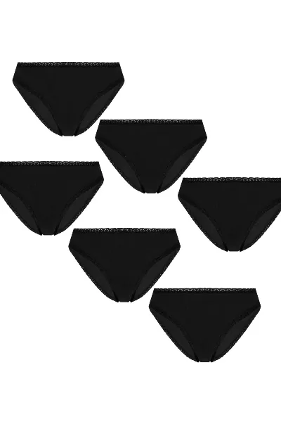 Albero Natur Albero Natur Damen vegan Multipack 6x Slips Mit Spitze
