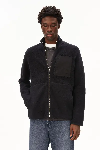 ARMEDANGELS Jacke Blouson Flaabo Fleece Schwarz