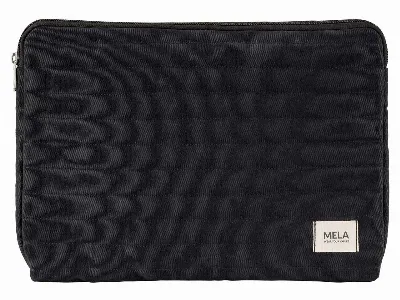 MELA MELA Bio-Laptophülle 'VINUSA' 13', gepolstert, mit 2 Innentaschen, schwarz