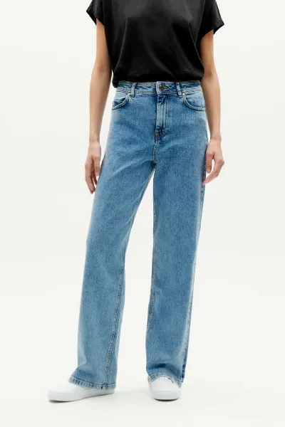 thinking mu Thinking MU Damen vegan Jeans Theresa Light Denim