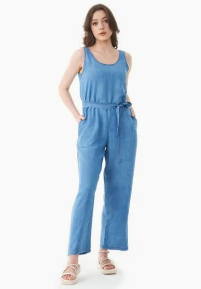 ORGANICATION ORGANICATION Jumpsuit aus TENCEL Lyocell in Denim-Optik