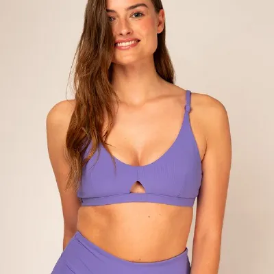 Woodlike Ocean Woodlike Ocean Coral Bikini Top - white / rose brown /