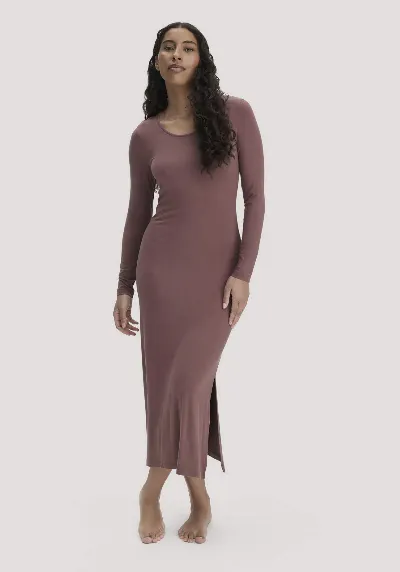 hessnatur hessnatur Damen Nachthemd PURE FLOW aus TENCEL™ Modal - braun