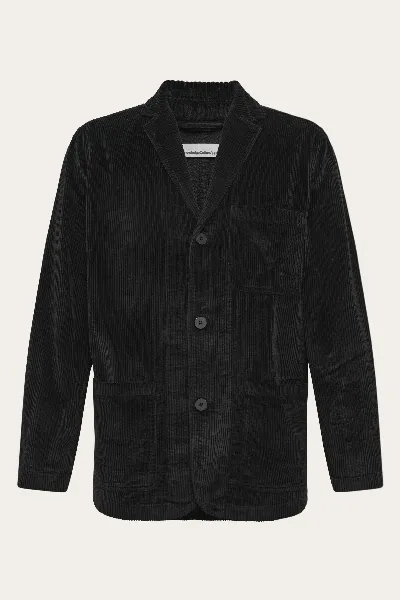 KnowledgeCotton Apparel KnowledgeCotton Apparel Herren vegan Blazer Corduroy Black Jet