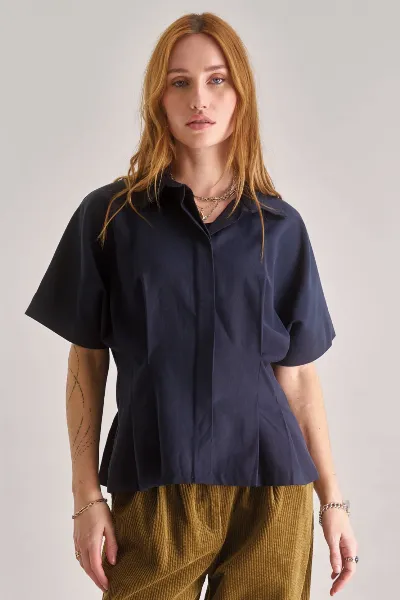 KOMODO KOMODO Damen vegan Oberteil Amalie Navy