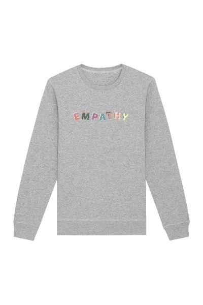 Oat Milk Club Oat Milk Club Damen vegan Sweatshirt Empathie Grau