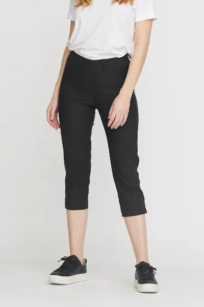 LAURIE LAURIE Damen vegan Hose Anabelle Regular Capri Ml