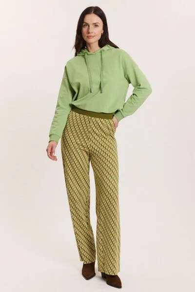 TRANQUILLO TRANQUILLO Jacquard-Hose Anikaa aus GOTS-Bio-Baumwolle