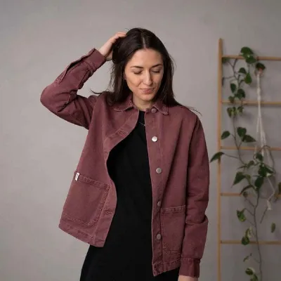 Vresh Clothing Vresh Clothing Valerie - Jeans Jacke aus Biobaumwolle