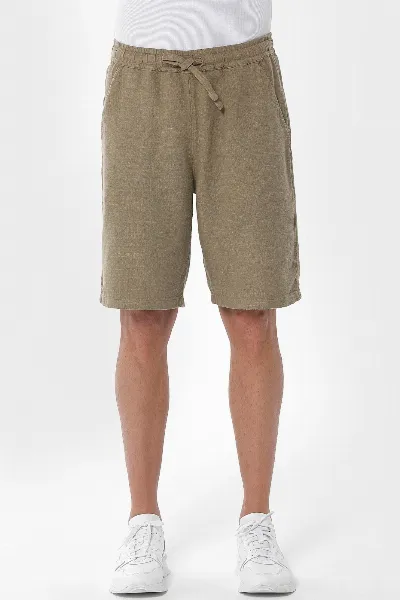 ORGANICATION ORGANICATION Herren vegan Kurze Hose Olivgrün