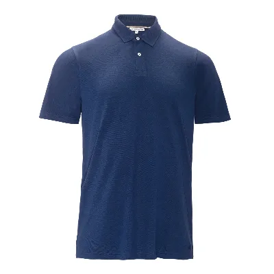 Living Crafts LIVING CRAFTS - Herren Polo-Shirt - Blau (52% Bio-Baumwolle; 48% Viskose (Bambus)), Nachhaltige Mode, Bio Bekleidung