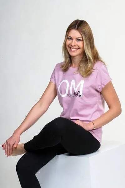 YogiLiebe YogiLiebe Yoga OM Shirt kurzarm - Bio-Baumwolle