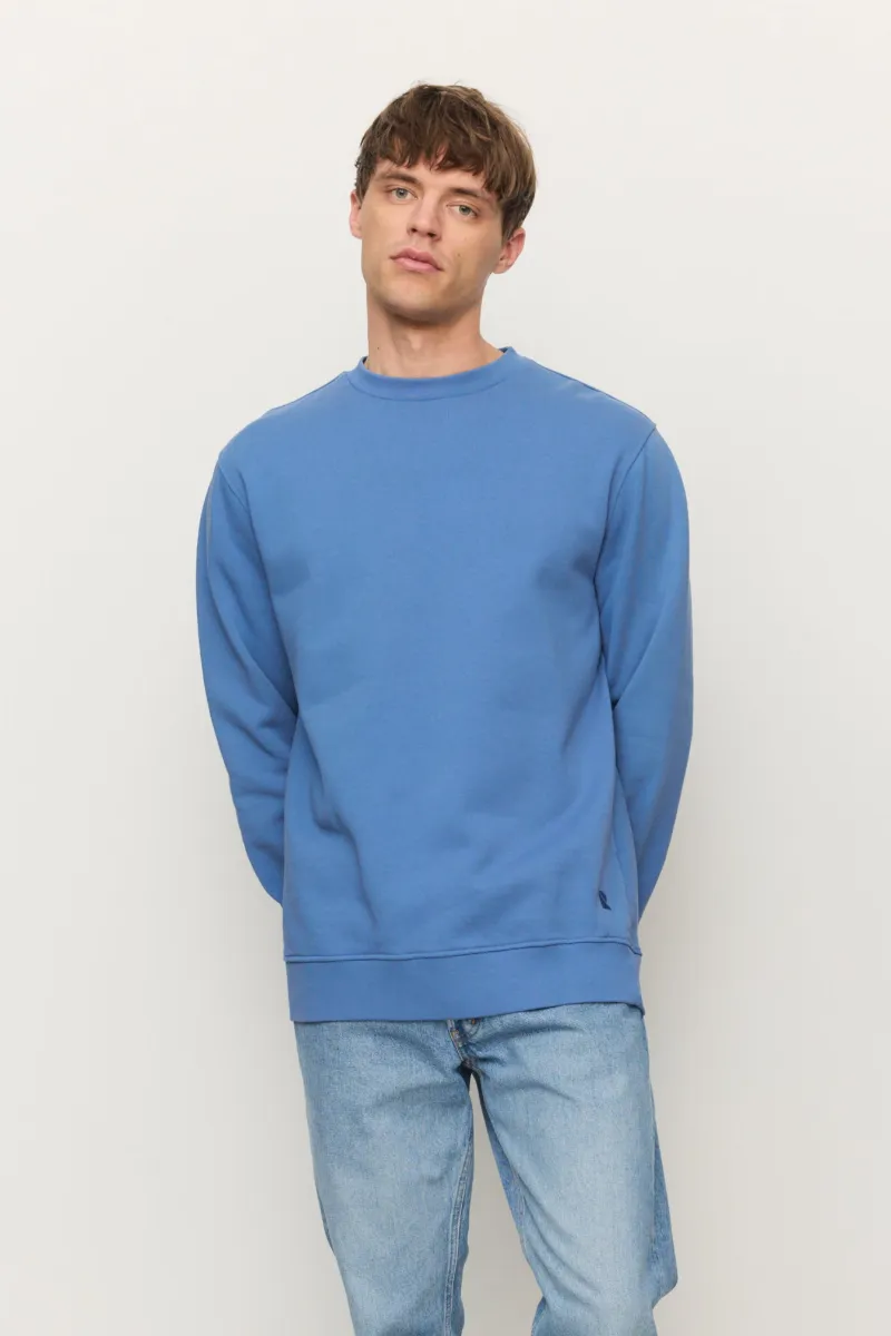 recolution Recolution Herren vegan Sweatshirt Tamarillo Electric Blue