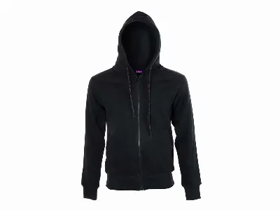 Living Crafts Living Crafts Bio-Herren-Kapuzenjacke Cameron schwarz,