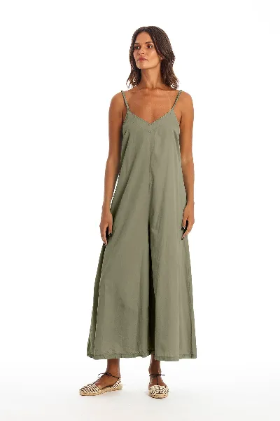 RAVENS VIEW IBIZA RAVENS VIEW IBIZA Damen vegan Jumpsuit Chiara Khaki