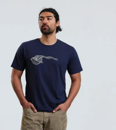 Gary Mash GARY MASH T-Shirt Muschel aus Biobaumwolle