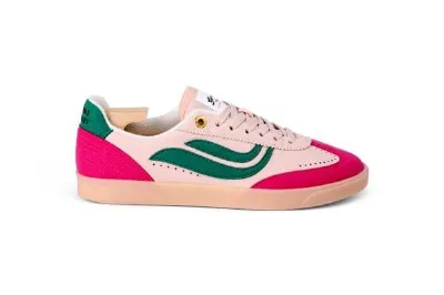 Genesis Footwear Genesis Footwear Sneaker - G-Volley Hairy Pink/Rose/Green