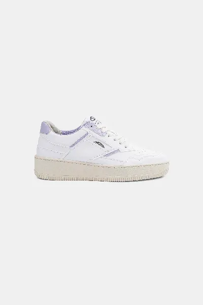 MoEa MoEa Herren vegan Sneaker Origin White & Lila Apple