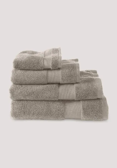 hessnatur hessnatur Frottier Handtuch aus Bio-Baumwolle - beige - Größe 50x100 cm