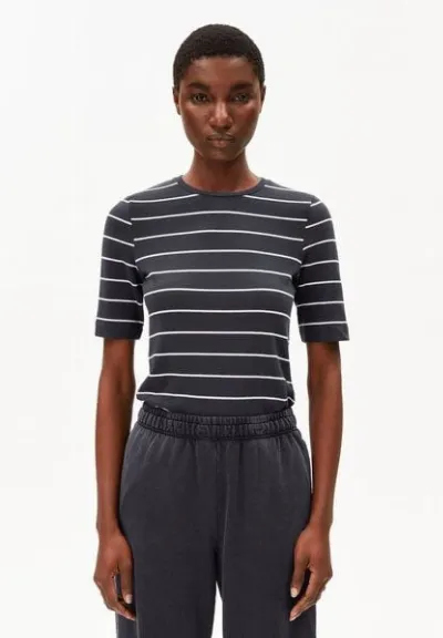 ARMEDANGELS ARMEDANGELS JAANISARA FINE STRIPE Damen T-Shirt aus Bio-Baumwoll Mix