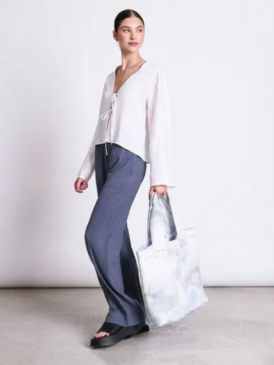 JAN N JUNE JAN N JUNE Rib Pants Smilla - Damen Hose aus Lyocell