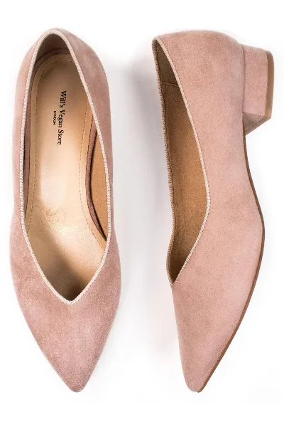 Will's Vegan Store Will's Vegan Store Damen vegan Ballerinas Spitze Rosa