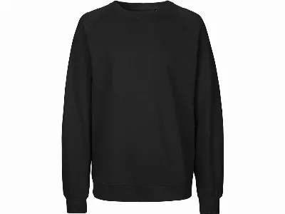 Neutral Neutral Bio-Unisex-Sweatshirt 'Tiger Cotton' mit gebürstetem Fleece, black,