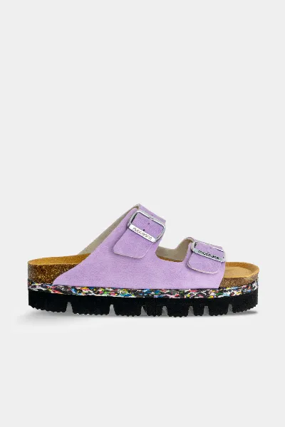 Nuoceans Nuoceans Damen vegan Sandalen Lila Hellviolett