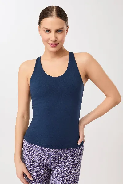 mandala MANDALA Damen vegan Top Alle Sportarten Top Nachthimmel
