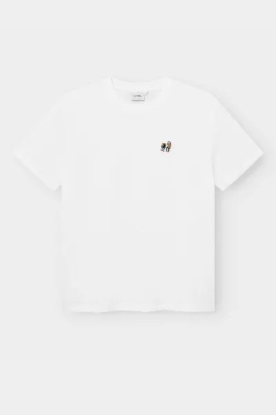 dedicated T-Shirt Stockholm Camp Crew Emb Wei&szlig;