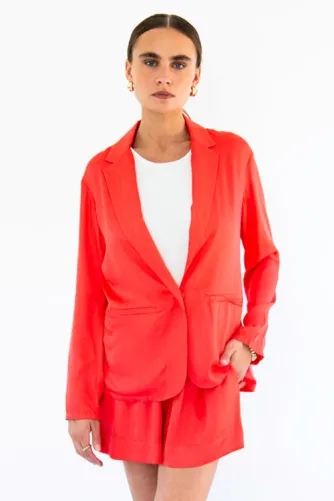 Neu Nomads Neu Nomads Damen vegan Jacke Karlie Koralle