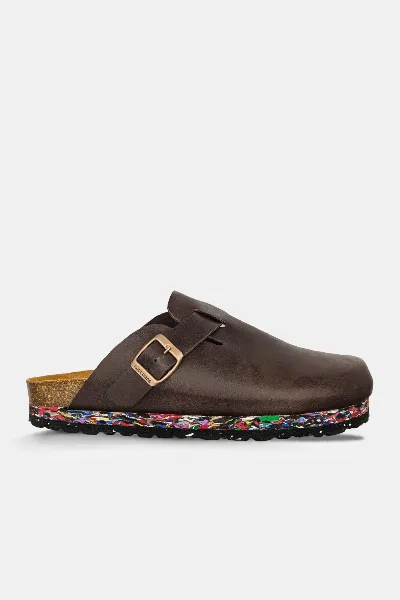 Nuoceans Nuoceans Herren vegan Clogs Trüffel