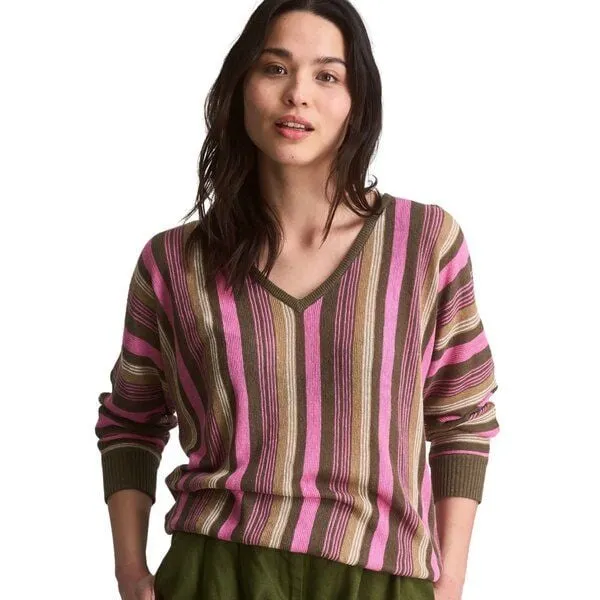 Komodo Komodo Strickpullover Clover Jumper Linen Stripe