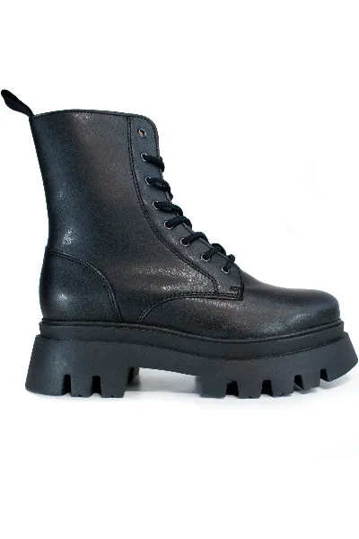 Will's Vegan Store Will's Vegan Store Damen vegan Schnürstiefel Track Sole 8-Eye