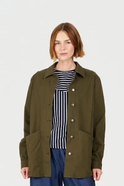 KOMODO KOMODO Damen vegan Jacke Chore Khaki