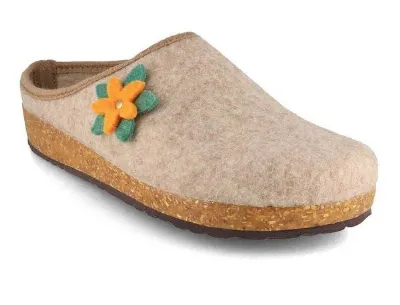 Tuffeln Tuffeln Vegane Damen Hausschuhe Filzclogs Blumig