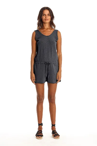 RAVENS VIEW IBIZA RAVENS VIEW IBIZA Damen vegan Playsuit Nina Lava Blau