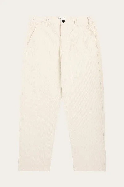 KnowledgeCotton Apparel KnowledgeCotton Apparel Herren vegan Chino-Hose Flint Wide Corduroy Egret