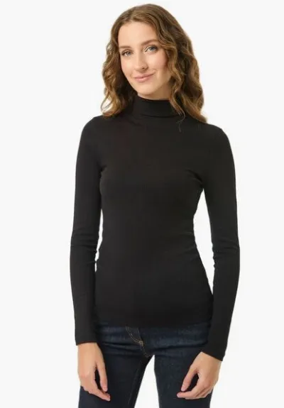 ORGANICATION ORGANICATION Rollkragenshirt aus Bio-Baumwolle