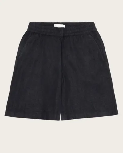 KnowledgeCotton Apparel KnowledgeCotton Apparel Posey Wide Mid-Rise Linen Shorts