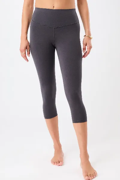 mandala MANDALA Damen vegan Leggings Best Cropped Onyx