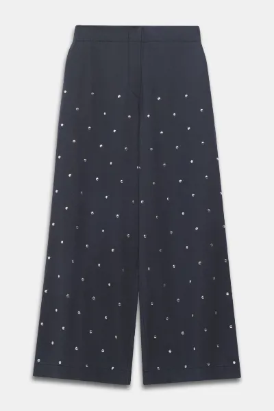 Alchemist Alchemist Damen vegan Hose Moonflower Studs In Marine