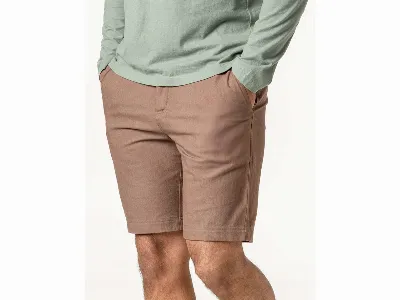 Living Crafts Living Crafts Bio-Herren-Bermuda-Short ADAO mit Gummizug-Bund, earth,
