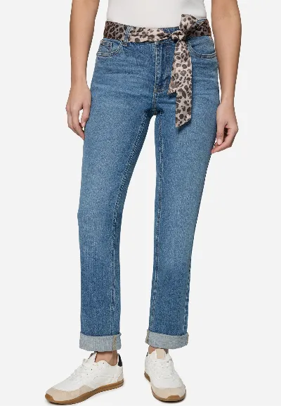 zero Jeans  mit Leo-Gürtel Style Orlando 28 Inch