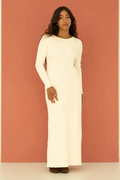 Näz Näz Damen vegan Kleid Rippe Ella