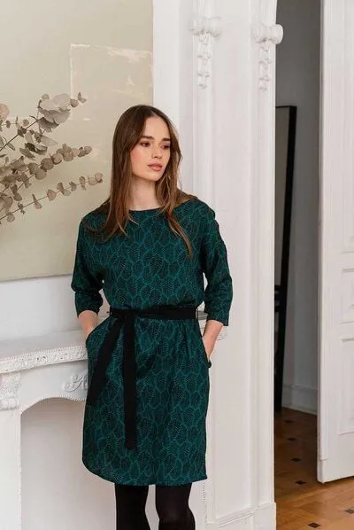 WiDDA berlin WiDDA berlin Kleid PURA petrol aus ECOVERO®